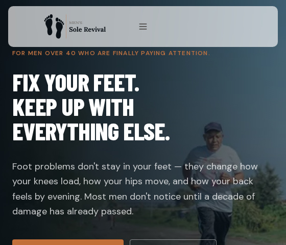 Men's Sole Revival — Foot Health Platform
