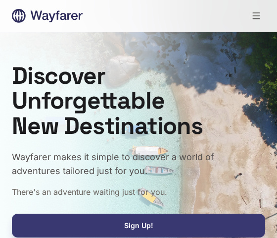 Wayfarer — Travel Discovery Platform